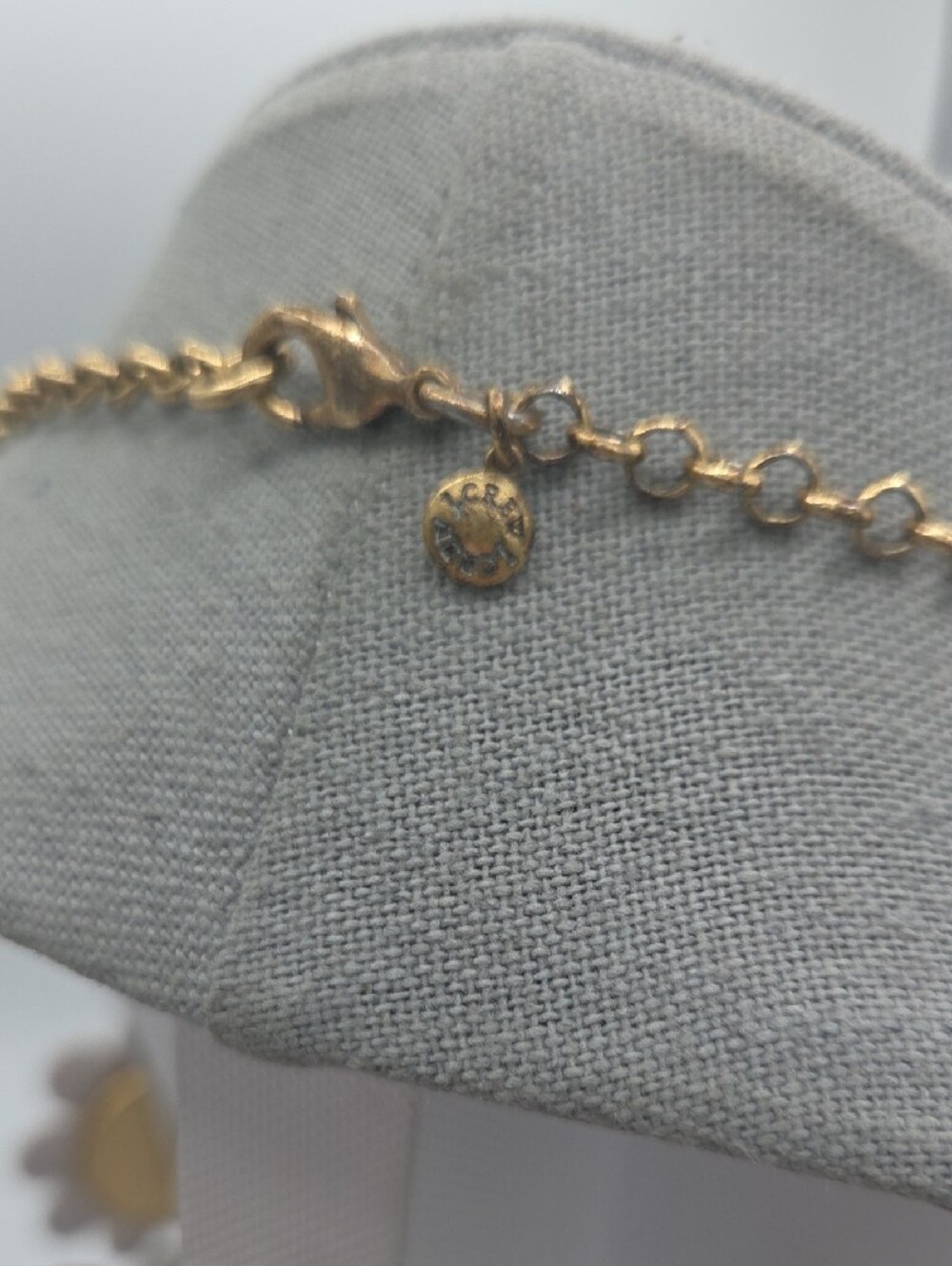 5 for $25! J. Crew Floral Statement Necklace Light Gray - Picture 4 of 6